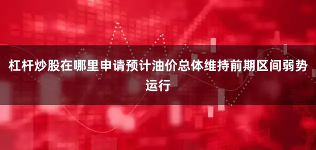 杠杆炒股在哪里申请预计油价总体维持前期区间弱势运行