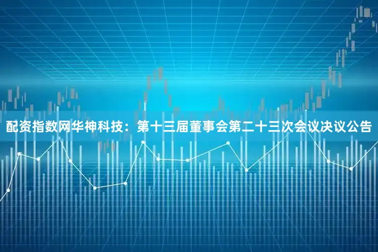 配资指数网华神科技：第十三届董事会第二十三次会议决议公告