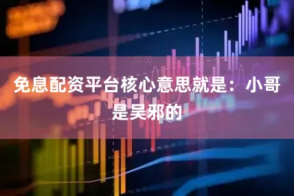 免息配资平台核心意思就是:小哥是吴邪的